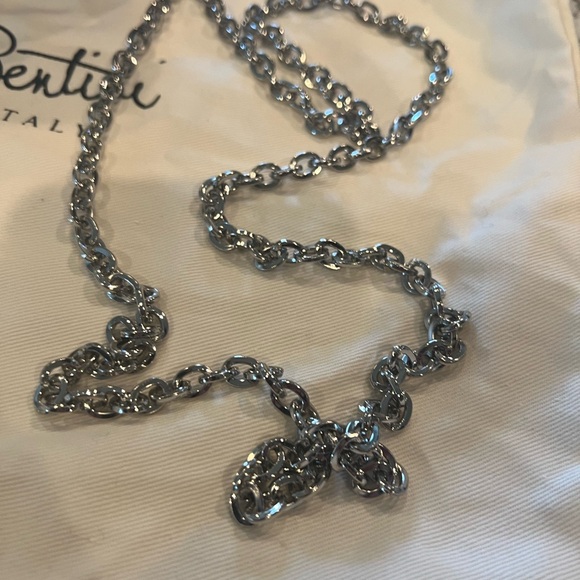 Mini Croc Leather Crossbody/Clutch - Picture 8 of 9